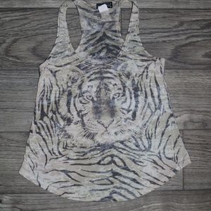 Junior Tiger Screen Print Tank